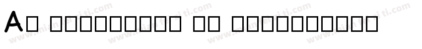 AR GothicKR5 MD Regu字体转换